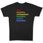 Shop 'Kindness is' Pride Classic Tee | Kind Cotton-Black at Ruby Joy Boutique, a Women's Clothing Store in Pickerington, Ohio