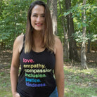Shop 'Kindness is' Pride Racerback | Kind Cotton- at Ruby Joy Boutique, a Women's Clothing Store in Pickerington, Ohio
