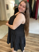 Shop Laiken Midi Dress - Black-Dresses at Ruby Joy Boutique, a Women's Clothing Store in Pickerington, Ohio