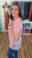Shop Lainey Convertible Bag - Crossbody, Sling, Bum Bag, Fanny Pack, Mini Backpack-Purse at Ruby Joy Boutique, a Women's Clothing Store in Pickerington, Ohio
