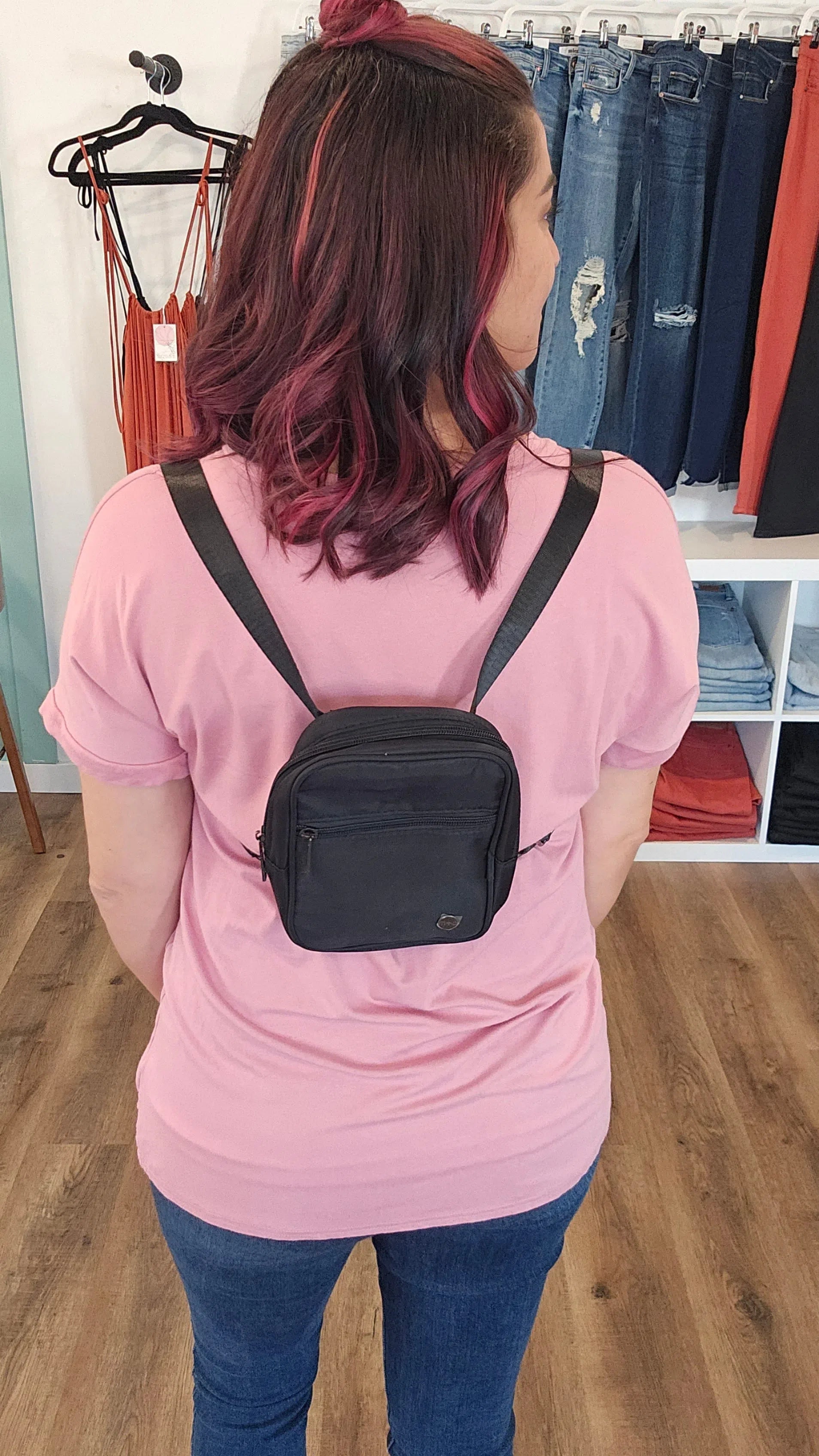 Shop Lainey Convertible Bag - Crossbody, Sling, Bum Bag, Fanny Pack, Mini Backpack-Purse at Ruby Joy Boutique, a Women's Clothing Store in Pickerington, Ohio