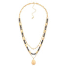 Shop Layered Necklace Set With Teardrop Pendant-Necklaces at Ruby Joy Boutique, a Women's Clothing Store in Pickerington, Ohio