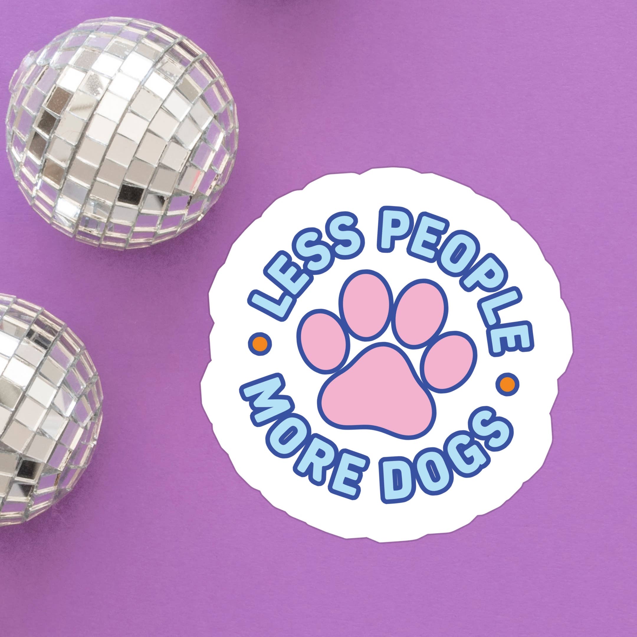 Shop Less People More Dogs | Waterproof Vinyl Sticker- at Ruby Joy Boutique, a Women's Clothing Store in Pickerington, Ohio