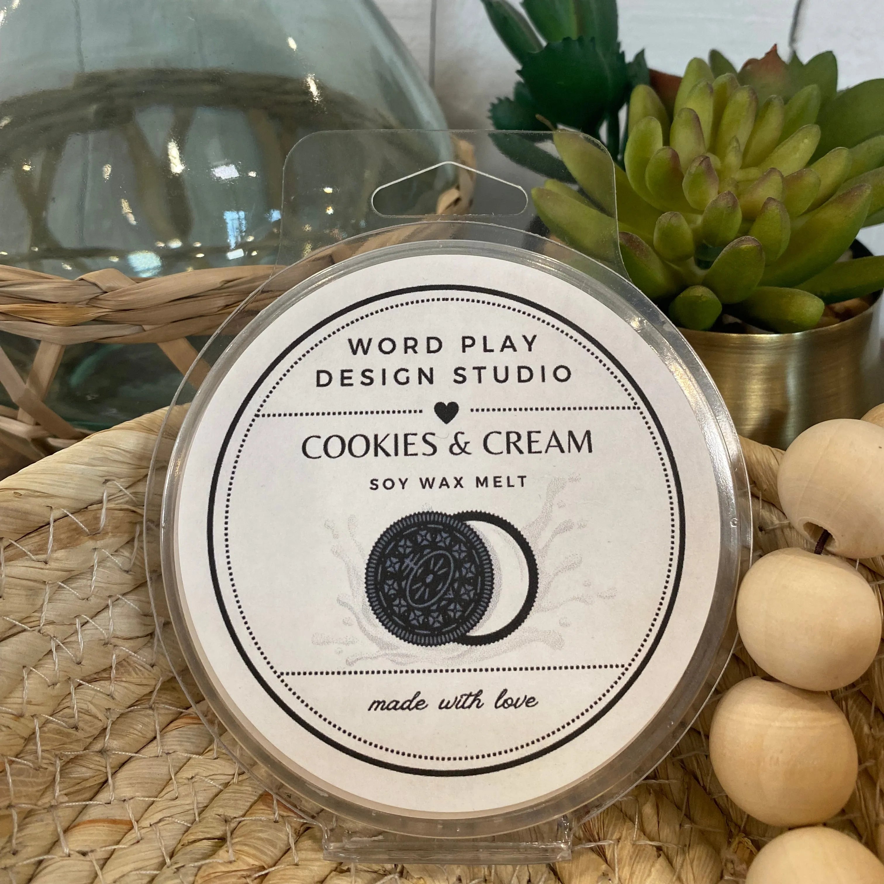Shop Locally Poured Soy Wax Melts - Cozy Collection-Cookies & Cream at Ruby Joy Boutique, a Women's Clothing Store in Pickerington, Ohio
