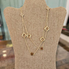 Shop Long Clover Accent Necklace-Necklaces at Ruby Joy Boutique, a Women's Clothing Store in Pickerington, Ohio