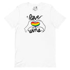 Shop Love Wins Classic Tee | Kind Cotton-White at Ruby Joy Boutique, a Women's Clothing Store in Pickerington, Ohio