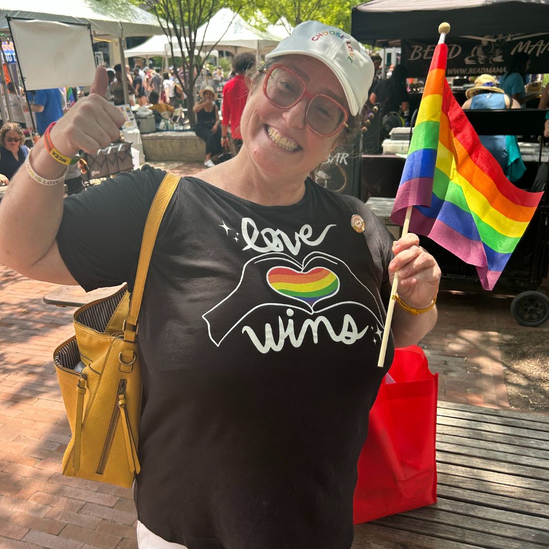 Shop Love Wins Classic Tee | Kind Cotton- at Ruby Joy Boutique, a Women's Clothing Store in Pickerington, Ohio