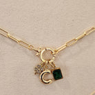 Shop Luxe Clasp Charm Necklace-Necklaces at Ruby Joy Boutique, a Women's Clothing Store in Pickerington, Ohio