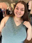 Shop Lynzi Tank Top-Shirts & Tops at Ruby Joy Boutique, a Women's Clothing Store in Pickerington, Ohio