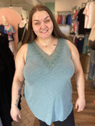 Shop Lynzi Tank Top-Tank Top at Ruby Joy Boutique, a Women's Clothing Store in Pickerington, Ohio