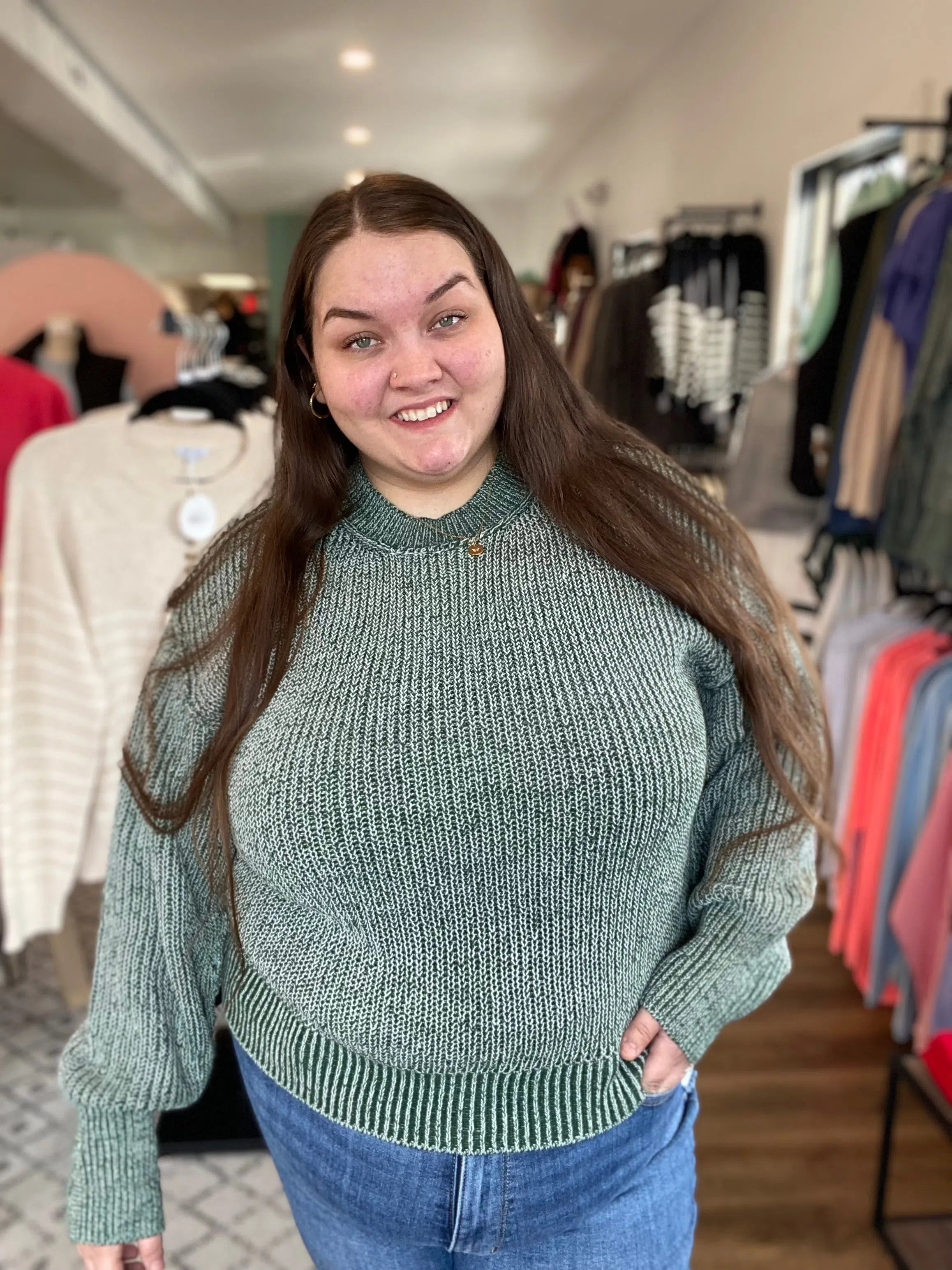 Shop Lyssa Sweater- at Ruby Joy Boutique, a Women's Clothing Store in Pickerington, Ohio