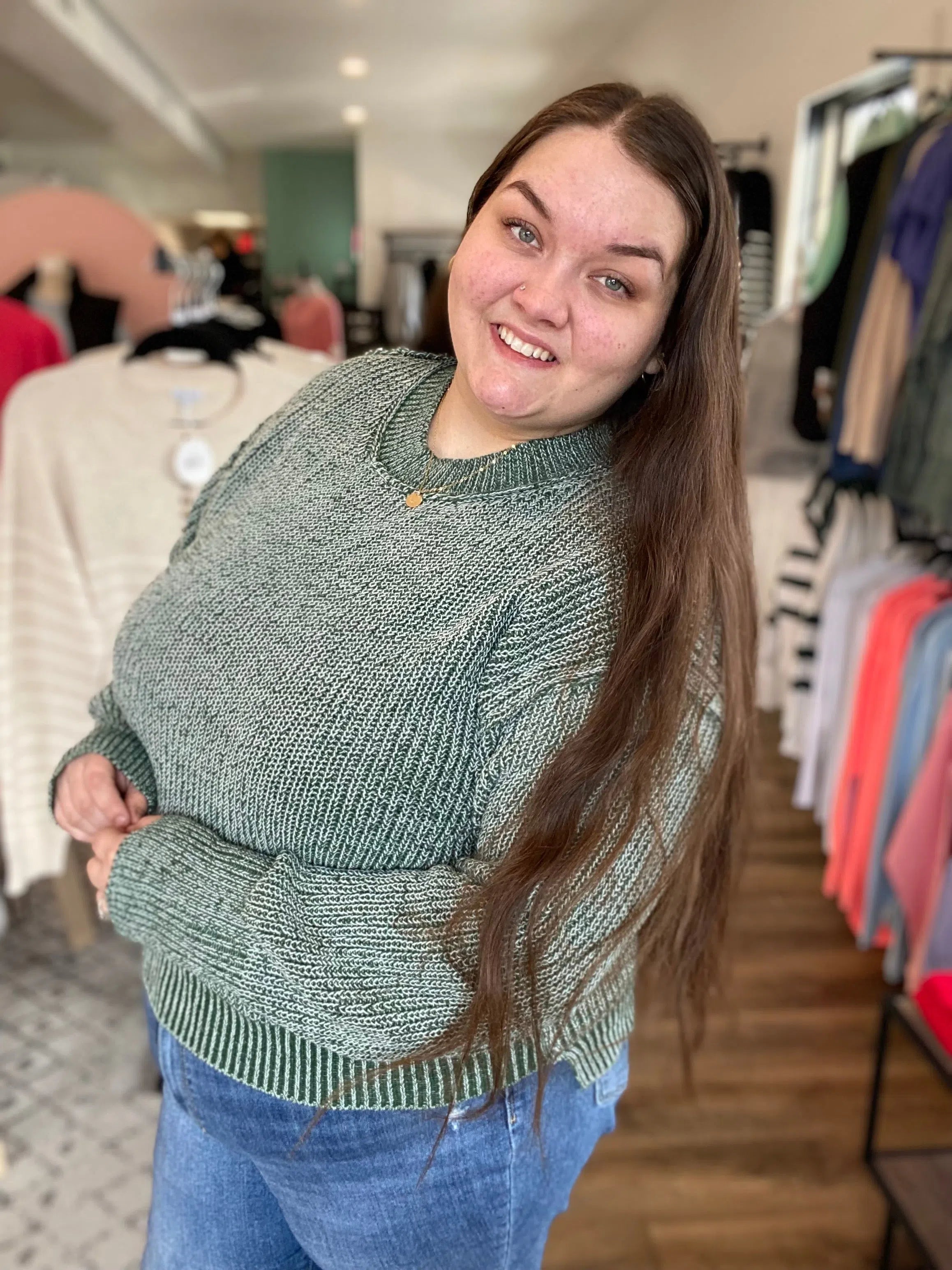 Shop Lyssa Sweater- at Ruby Joy Boutique, a Women's Clothing Store in Pickerington, Ohio