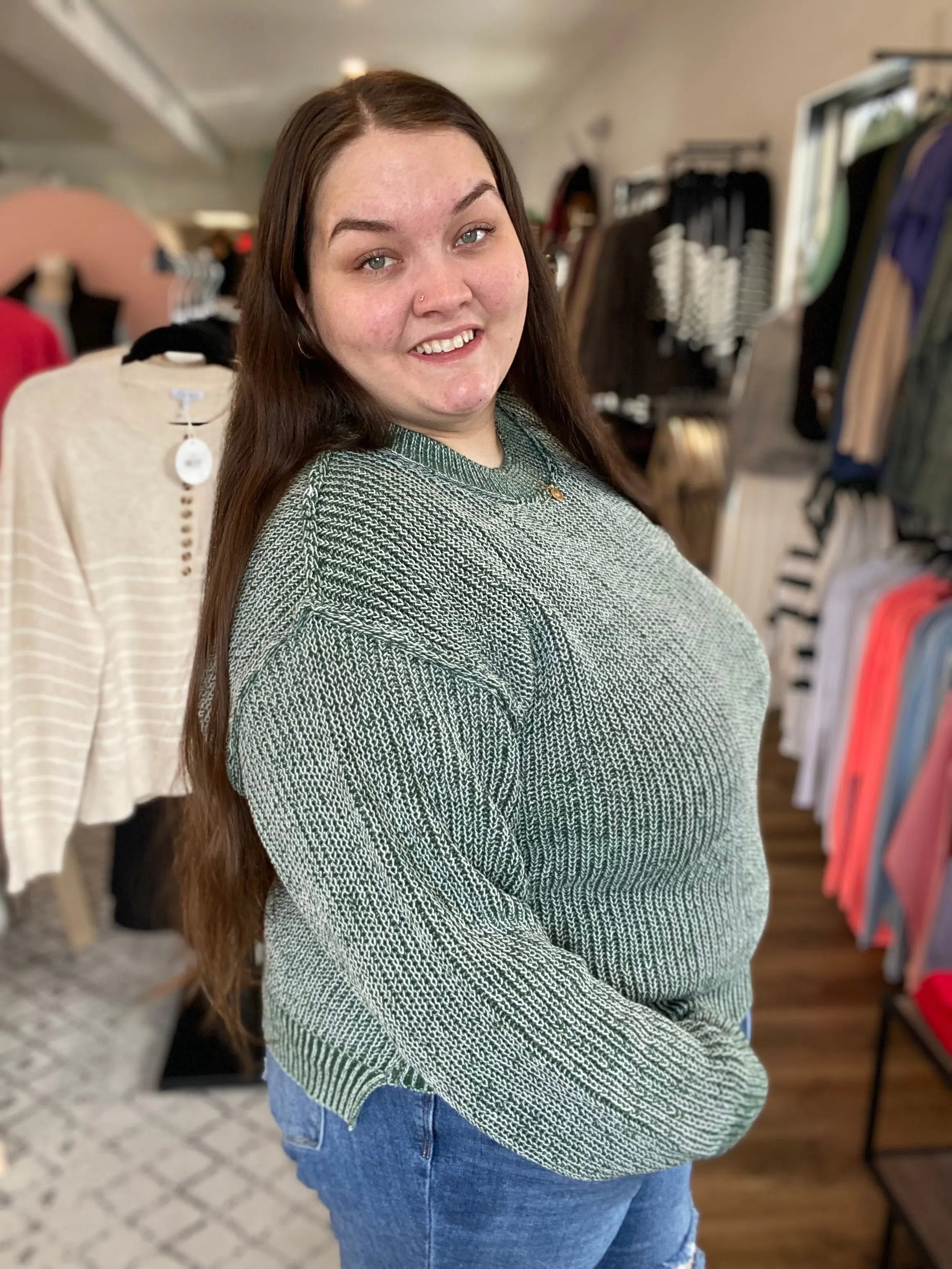 Shop Lyssa Sweater- at Ruby Joy Boutique, a Women's Clothing Store in Pickerington, Ohio