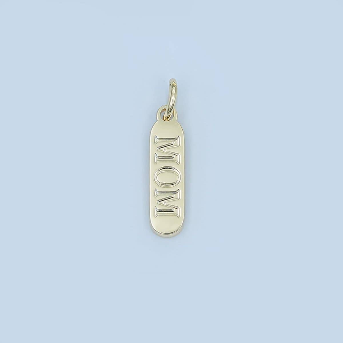 Shop "MOM" Mini Tag Charm- at Ruby Joy Boutique, a Women's Clothing Store in Pickerington, Ohio