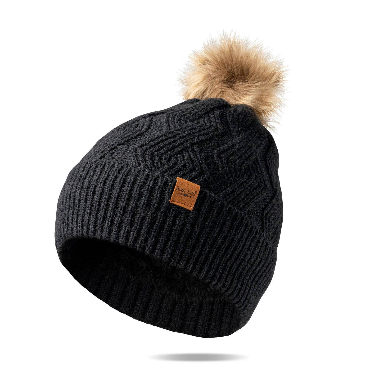 Shop Mainstay Pom Hat-Winter Hat at Ruby Joy Boutique, a Women's Clothing Store in Pickerington, Ohio