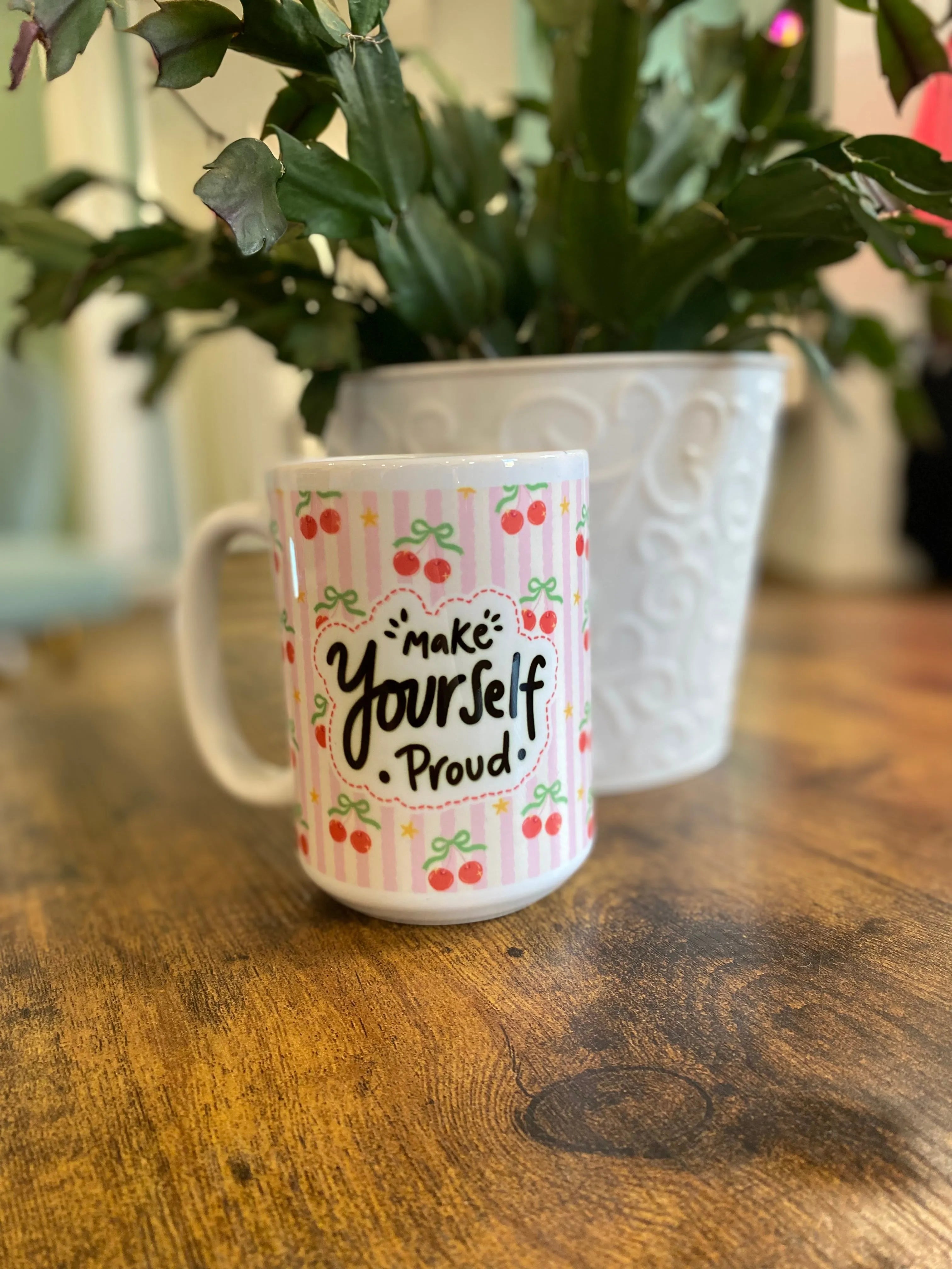 Shop Make Yourself Proud | Ceramic Coffee Mug 15oz- at Ruby Joy Boutique, a Women's Clothing Store in Pickerington, Ohio