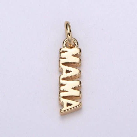 Shop Mama Mini Charm 18k Gold Filled- at Ruby Joy Boutique, a Women's Clothing Store in Pickerington, Ohio