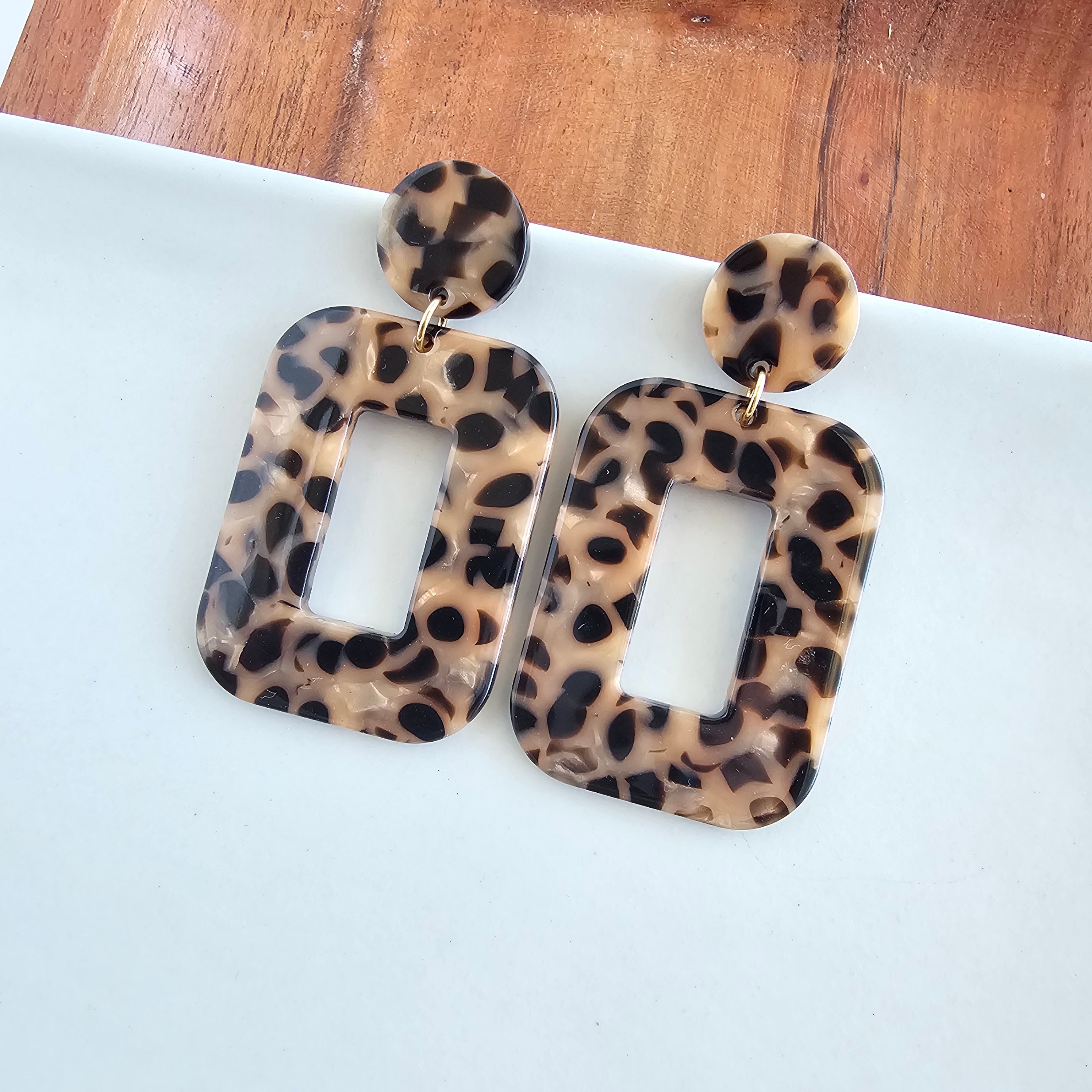 Shop Margot Earrings - Cheetah-Earrings at Ruby Joy Boutique, a Women's Clothing Store in Pickerington, Ohio