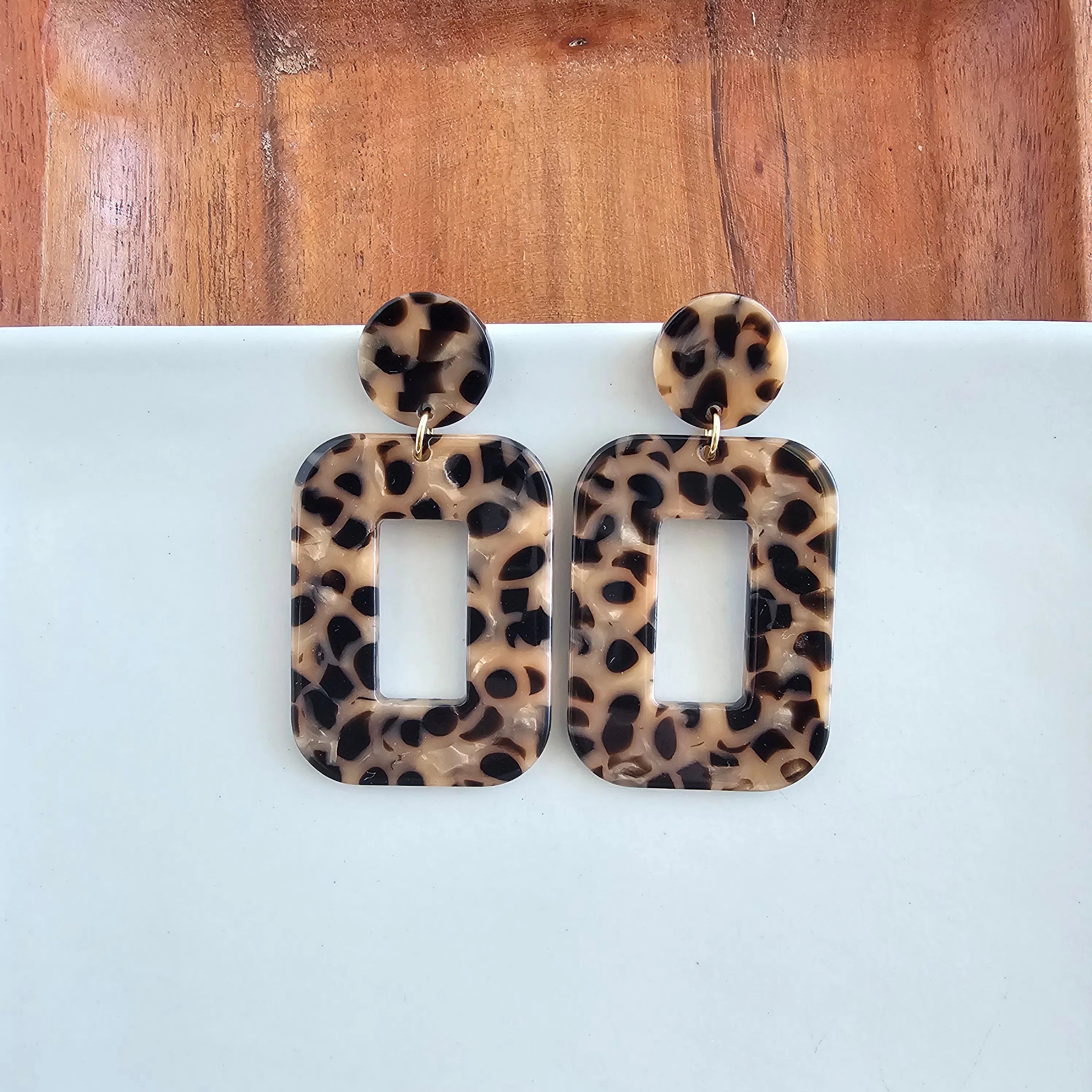 Shop Margot Earrings - Cheetah-Earrings at Ruby Joy Boutique, a Women's Clothing Store in Pickerington, Ohio