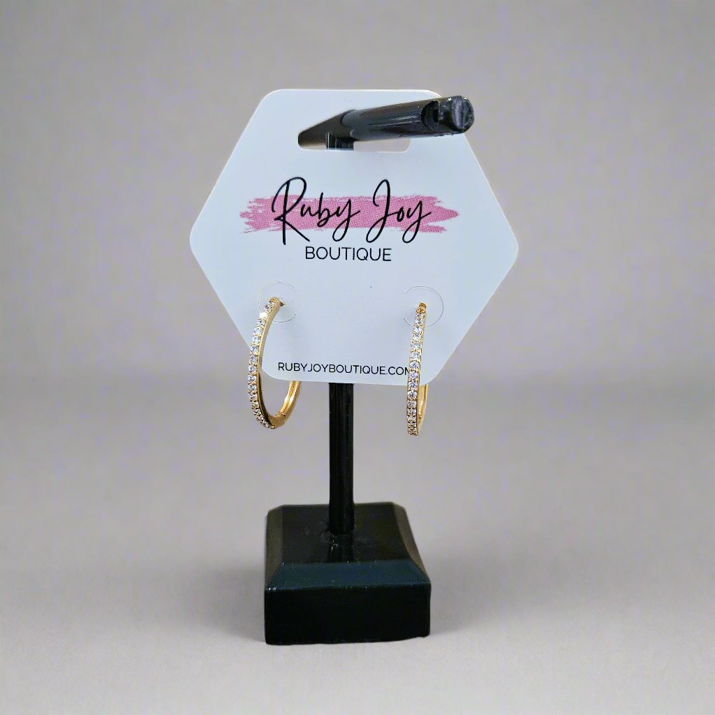 Shop Millie Reversible Hoop Earrings-Earrings at Ruby Joy Boutique, a Women's Clothing Store in Pickerington, Ohio