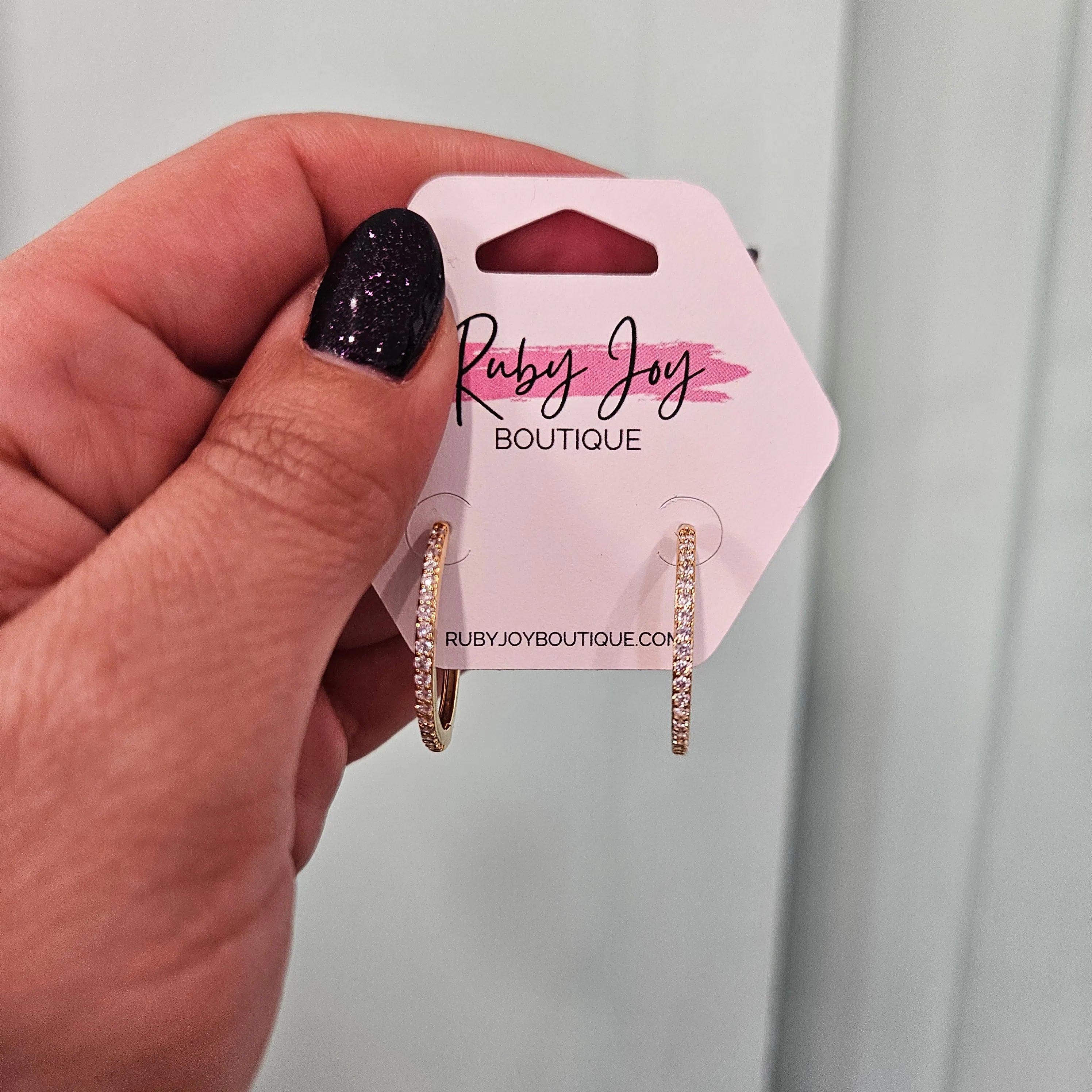 Shop Millie Reversible Hoop Earrings-Earrings at Ruby Joy Boutique, a Women's Clothing Store in Pickerington, Ohio