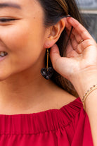 Shop Mina Heart Earrings - Black- at Ruby Joy Boutique, a Women's Clothing Store in Pickerington, Ohio