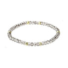 Shop Mini Crystal Bracelets | Silver and Gold Mix-Black Diamond Gold at Ruby Joy Boutique, a Women's Clothing Store in Pickerington, Ohio