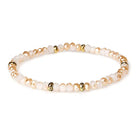 Shop Mini Crystal Bracelets | Silver and Gold Mix-Caramel Cream Gold at Ruby Joy Boutique, a Women's Clothing Store in Pickerington, Ohio