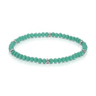 Shop Mini Crystal Bracelets | Silver and Gold Mix-Turquoise Silver at Ruby Joy Boutique, a Women's Clothing Store in Pickerington, Ohio