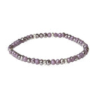 Shop Mini Crystal Bracelets | Silver and Gold Mix-Lavender Silver at Ruby Joy Boutique, a Women's Clothing Store in Pickerington, Ohio