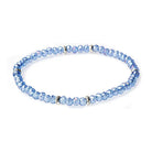 Shop Mini Crystal Bracelets | Silver and Gold Mix-Light Blue Silver at Ruby Joy Boutique, a Women's Clothing Store in Pickerington, Ohio