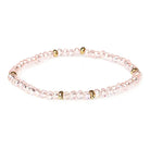 Shop Mini Crystal Bracelets | Silver and Gold Mix-Light Pink Silver at Ruby Joy Boutique, a Women's Clothing Store in Pickerington, Ohio