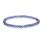 Shop Mini Crystal Bracelets | Silver and Gold Mix-Medium Blue Silver at Ruby Joy Boutique, a Women's Clothing Store in Pickerington, Ohio