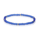 Shop Mini Crystal Bracelets | Silver and Gold Mix-Royal Blue Silver at Ruby Joy Boutique, a Women's Clothing Store in Pickerington, Ohio