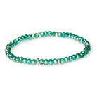 Shop Mini Crystal Bracelets | Silver and Gold Mix-Teal Silver at Ruby Joy Boutique, a Women's Clothing Store in Pickerington, Ohio