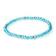 Shop Mini Crystal Bracelets | Silver and Gold Mix-Aqua Silver at Ruby Joy Boutique, a Women's Clothing Store in Pickerington, Ohio