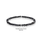 Shop Mini Crystal Stretch Bracelets | Assorted Colors-Hematite Silver at Ruby Joy Boutique, a Women's Clothing Store in Pickerington, Ohio