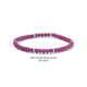 Shop Mini Crystal Stretch Bracelets | Assorted Colors-Neon Orchid Silver at Ruby Joy Boutique, a Women's Clothing Store in Pickerington, Ohio