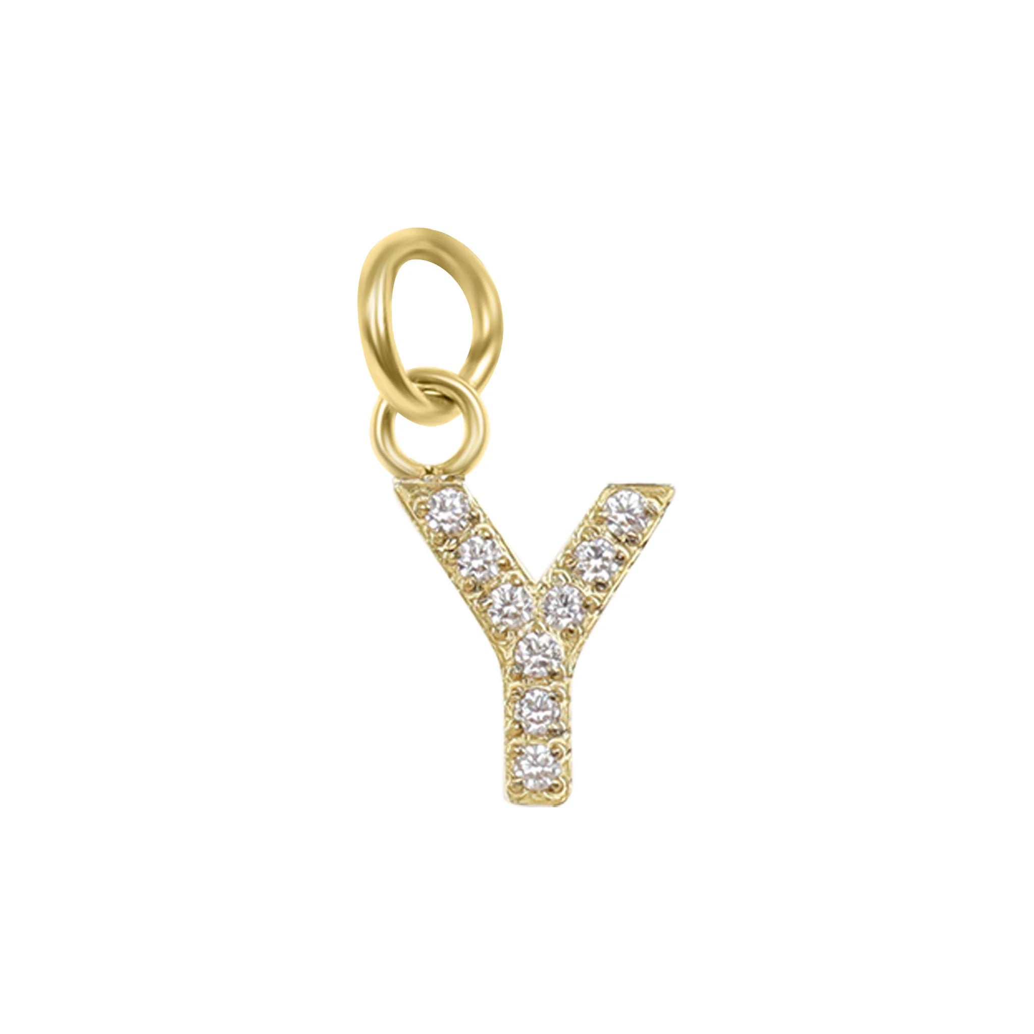 Shop Mini Pave Initial Charms-Charms at Ruby Joy Boutique, a Women's Clothing Store in Pickerington, Ohio