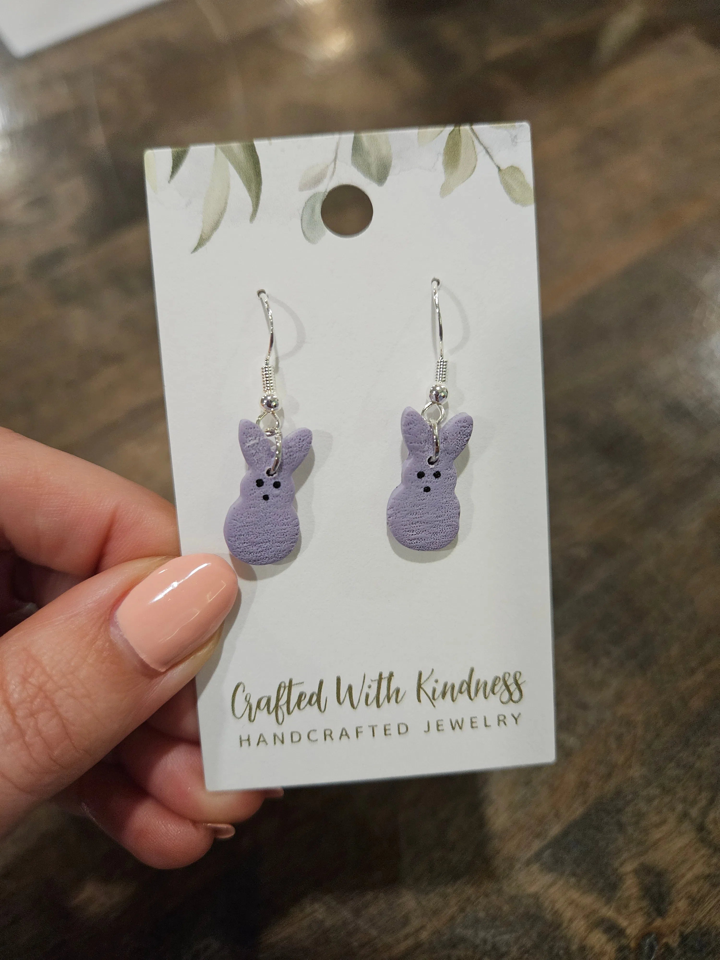 Shop Mini Peeps Bunny Earrings | 3 Easter Colors-Earrings at Ruby Joy Boutique, a Women's Clothing Store in Pickerington, Ohio
