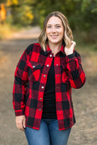 Shop Norah Plaid Shacket - Buffalo Plaid-Coats & Jackets at Ruby Joy Boutique, a Women's Clothing Store in Pickerington, Ohio