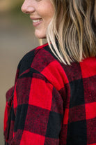 Shop Norah Plaid Shacket - Buffalo Plaid-Coats & Jackets at Ruby Joy Boutique, a Women's Clothing Store in Pickerington, Ohio