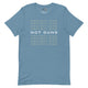 Shop Not Guns Classic Tee | Kind Cotton-Steel Blue at Ruby Joy Boutique, a Women's Clothing Store in Pickerington, Ohio