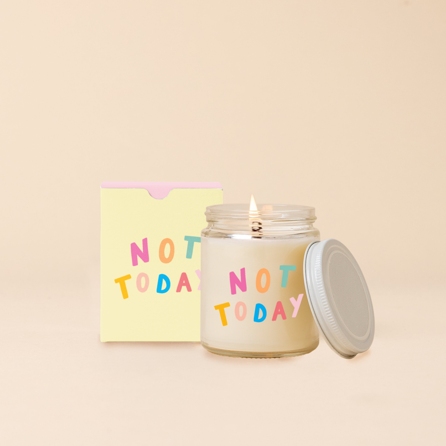 Shop Not Today - Candle Jar w/Lid-Candles at Ruby Joy Boutique, a Women's Clothing Store in Pickerington, Ohio