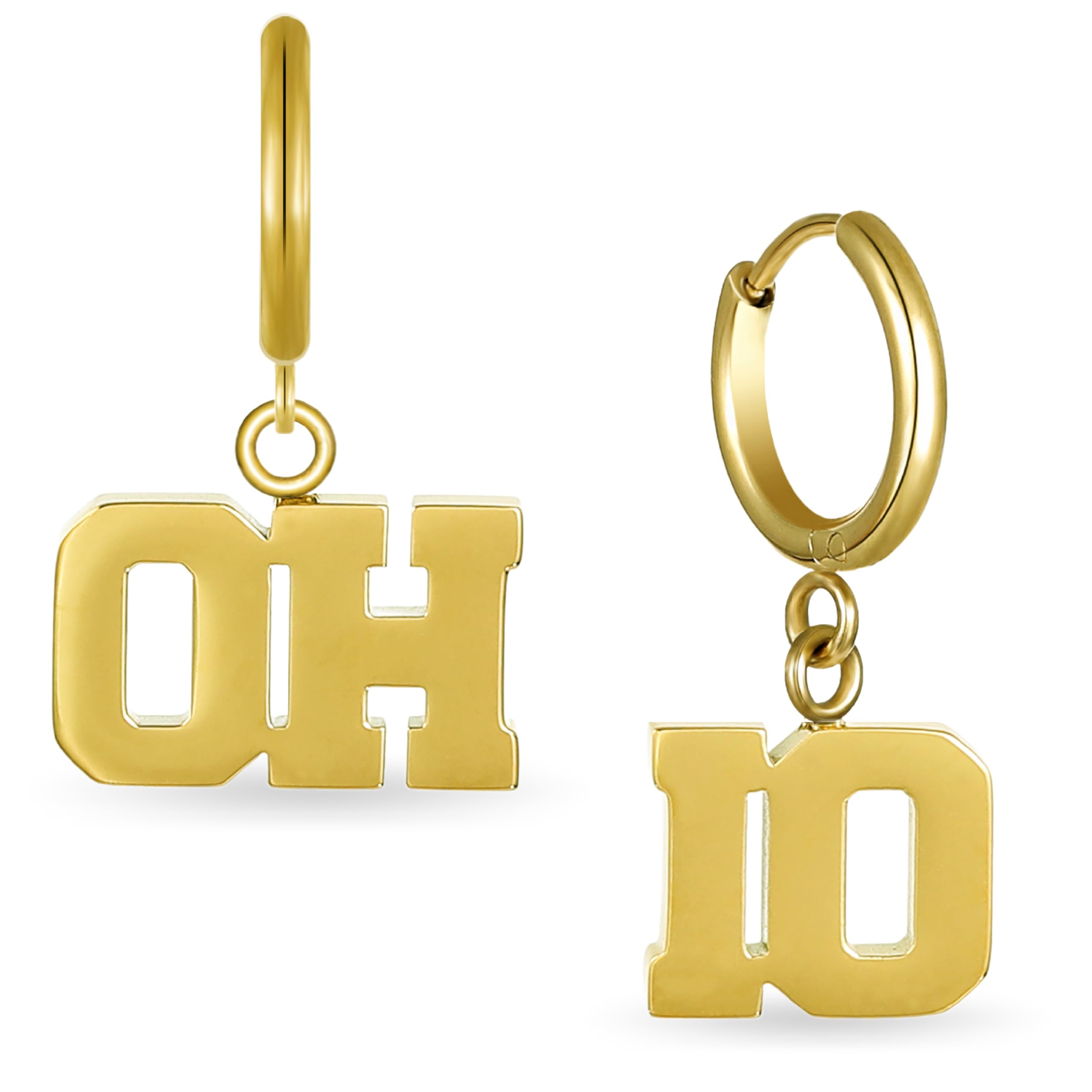 Shop OH-IO Huggie Hoop Earrings - Gold- at Ruby Joy Boutique, a Women's Clothing Store in Pickerington, Ohio
