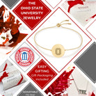 Shop Ohio State Block O Bracelet- at Ruby Joy Boutique, a Women's Clothing Store in Pickerington, Ohio