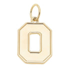 Shop Ohio State Buckeyes Shiny Gold Logo Charm- at Ruby Joy Boutique, a Women's Clothing Store in Pickerington, Ohio