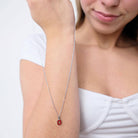 Shop Ohio State Petite Block O Necklace- at Ruby Joy Boutique, a Women's Clothing Store in Pickerington, Ohio