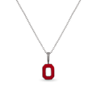 Shop Ohio State Petite Block O Necklace- at Ruby Joy Boutique, a Women's Clothing Store in Pickerington, Ohio