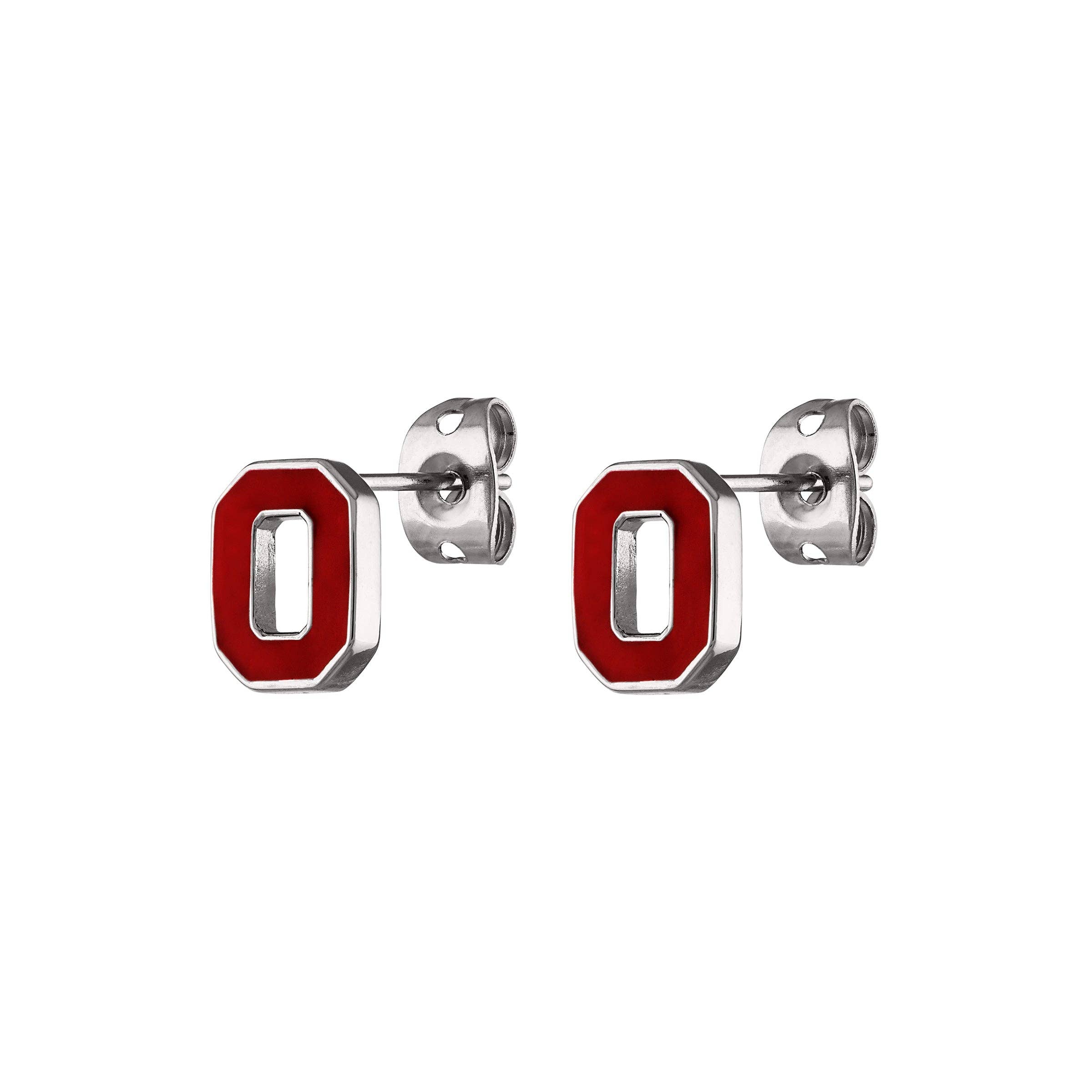 Shop Ohio State Petite Block O Stud Earrings- at Ruby Joy Boutique, a Women's Clothing Store in Pickerington, Ohio